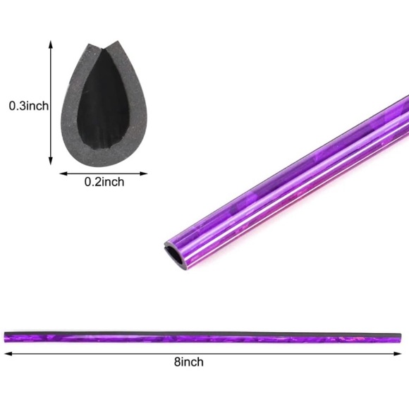 Full Set-20pcs-Car Vent Outlet Trim Accessory Decor (Ice Purple) - Picture 5 of 5